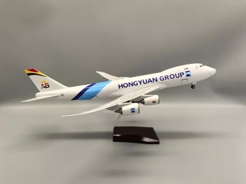 1/140 Belgian Cargo 747-8F Flugzeug Modellflugzeuge ohne Beleuchtung Spielzeug Ornament - Bild 4 von 6