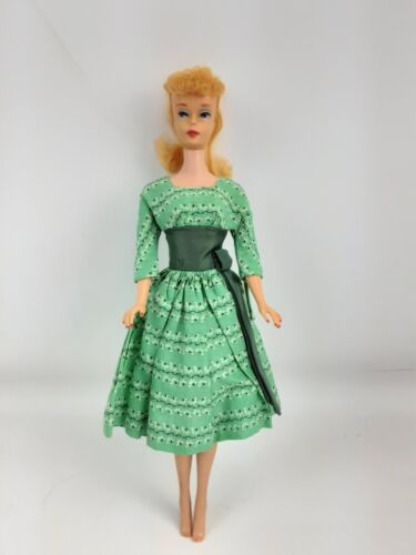 Vintage Barbie Blonde Ponytail #5 Barbie only body wearing Swinging Easy #955