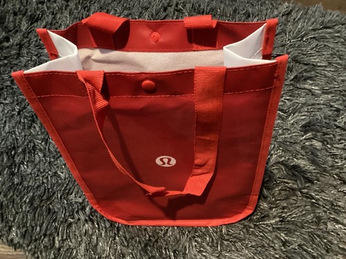 Pre-owned Lululemon Red Tote Shopping Bag - 30x23cm