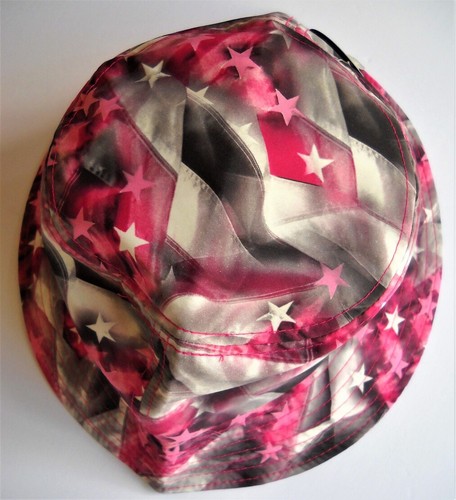 FLOPPY FISCHER BUCKET CAP HUT MIT STERNEN IN ROSA/RÖTLICHEM DESIGN (UNISEX ERWACHSENE) - Bild 2 von 2