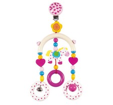 Mini-Trapez PFERD Clip-Figur Greifling Holz Greifer Baby-Greifling Pferdchen NEU