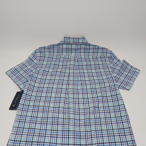 U.s. Polo Assn Mens Short-Sleeve Button Down Woven Shirt Size 2xl Classic Navy - Picture 2 of 2