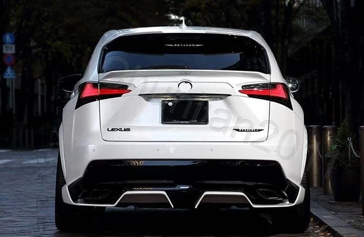 Alerón estilo fábrica sin pintar para Lexus NX200T NX300H PU 2015-2017 Foto 3 de 4