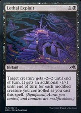 Magic MTG Lethal Exploit [Kamigawa: Neon Dynasty]