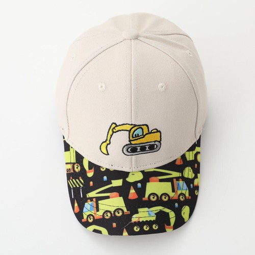 Toddler Cartoon Embroidery Excavator Baseball Cap Kids Boys Outdoor Sports Hat - Picture 7 of 12