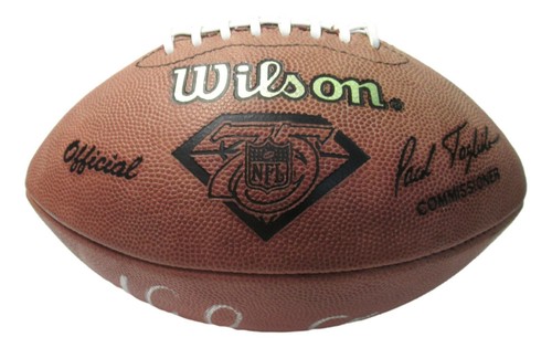 Marshall Faulk Signed Autographed NFL Official Leather Football Rams PSA/DNA - Picture 2 of 4