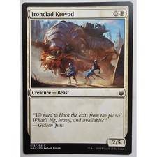 MTG Magic The Gathering Ironclad Krovod Card War Of The Spark 019/264 White
