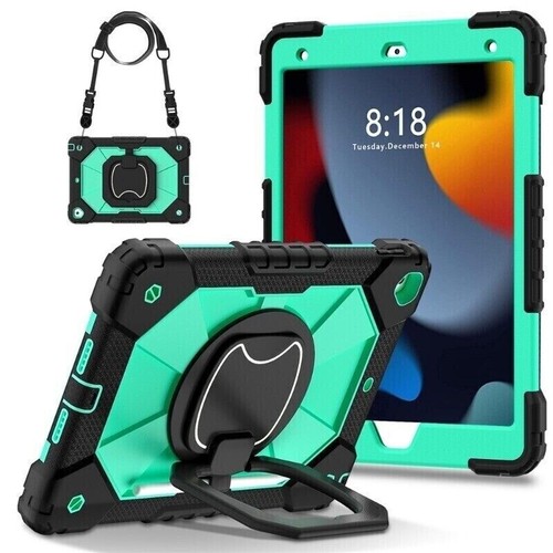 For iPad 5/6/7/8/9/10th Gen Air Pro Case Kids Shockproof Heavy Duty Stand Cover - Picture 94 of 133