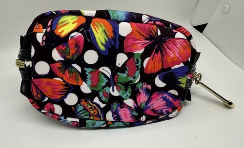 NWOT Betsey Johnson Floral Cosmetic Make-up Travel Pouch Bag - Picture 4 of 5