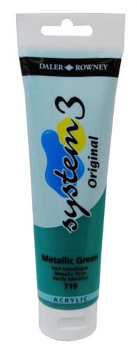 Daler Rowney System 3 Original Acrylic Paint 150ml - 60 Colours Available - Picture 54 of 66