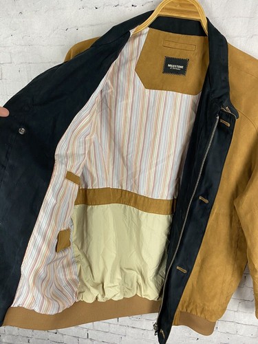 Chaqueta Milestone of Germany Talla 48 Bronceada Cremallera + Abotonada Suave Forrada Unisex? (C12) - Imagen 5 de 12