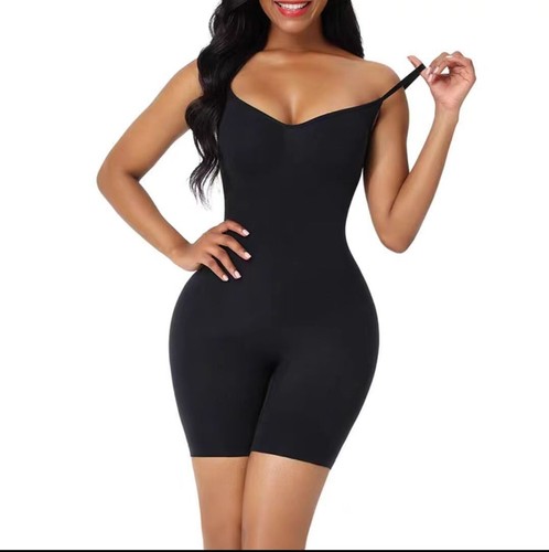 Women's Full Body Shaper Firm Tummy Control Shapewear Seamless Slimming Bodysuit - Picture 13 of 15