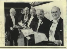 1971 Press Photo Nobel Prize winners in Stockholm, Sweden - noo45597