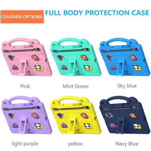 For Samsung Galaxy Tab S7 S8 S9 FE Plus Kids Case Shockproof Tablet Stand Cover - Picture 2 of 24