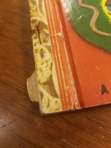 1948 BOOK BOOKS VINTAGE GOLDEN RARE Brown Binding FIVE LITTLE FIREMEN "B" ART - Picture 3 of 12