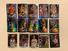 2002-03 Topps Chrome refractor singles - choose from list Nm+ w/white, black