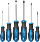 6Pcs Magnetic Tip Screwdriver Set, 3 Phillips and 3 Flat, Professional Cushion