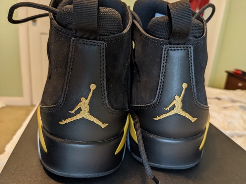Jordan Flightclub '91 Shoes Black Metallic Gold DC7329-007 Men's 10.5 Size NEW - Picture 6 of 11