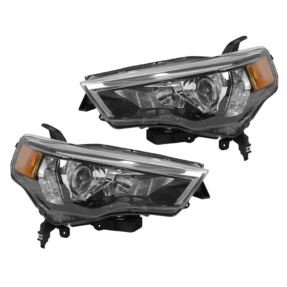 Faros izquierdo y derecho carcasa proyector cromada para Toyota 4Runner 2014-2020 Foto 2 de 4