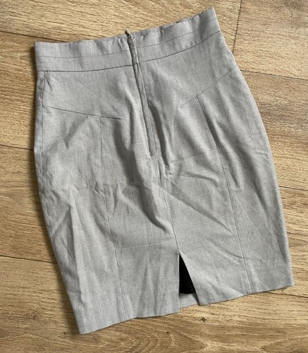 Minigonna carina Smart Grigio Chiaro Tessuta Su Taglia 6 H&M - Foto 4 di 6