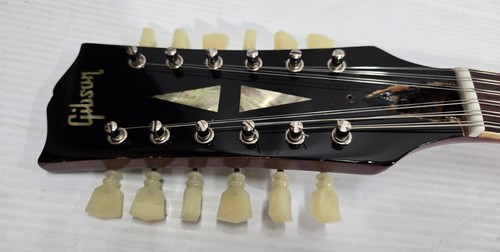 Vintage 1968 Gibson ES-335 TDC 12-String Electric Semi-Hollow Guitar Cherry - Picture 6 of 24