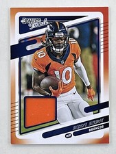 Jerry Jeudy 2021 Panini Donruss Threads Jersey Relic Orange #DT5 Trading Card