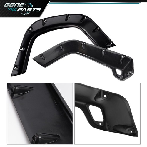 6Pcs Wide Pocket Extended Wheel Fender Flares Fit For 1997-06 Jeep Wrangler TJ 7 - Picture 7 of 12