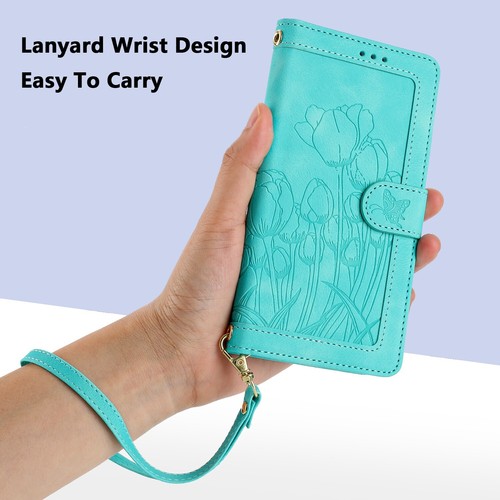 For Google Pixel 9 ProXL 7 6A Magnetic Shockproof Short Strap Wallet Case Cover - 第 40/66 張圖片