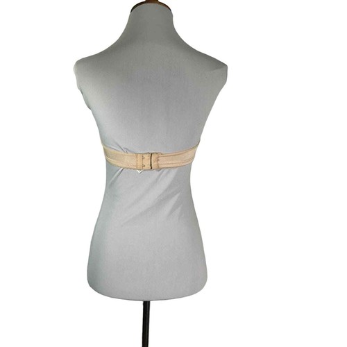 Vintage 1980s Nude Warner's UNderwire Unlined Strapless Bra 34 B - Picture 4 of 6