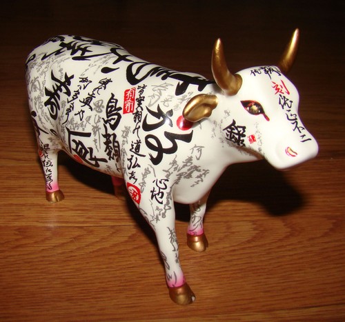Cow Parade, CORNA nel cielo (7327, Westland) Londra, 2003 - Foto 7 di 10