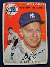 1954 Topps Baseball MLB Singles - YOU PICK - (FREE SHIPPING)