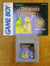 Dragon's Lair The Legend Game Boy Video Game & Manual Only ~ Tested & Working