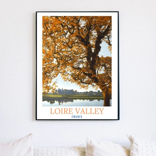 Loire Valley France Travel poster Choose your Size - Picture 3 of 3