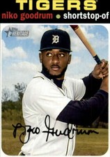 2020 Topps Heritage #388 Niko Goodrum Detroit Tigers