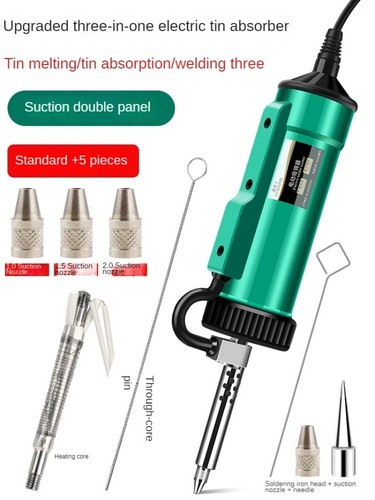 Electric Tin Suction Pump, Vacuum Pump, Electric Soldering Iron, Desoldering - Picture 16 of 17