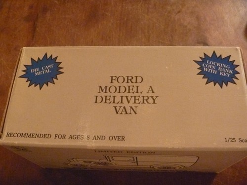 Vintage Liberty Co. SC Model A Delivery Van Bank 1/25 #2572 Limited NIB - Picture 5 of 6