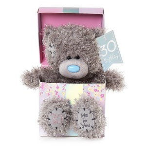 me to you tatty teddies teddy bear 7 30th birthday bear in box