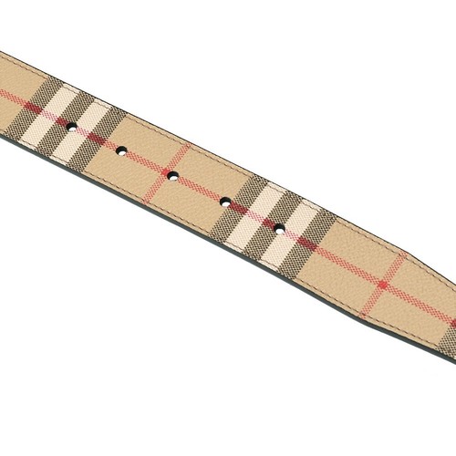 Burberry Belt Men MB LOUIS35 RVS DFC Lewis 35MM Reversible 806985 Archive Beige - Picture 7 of 11
