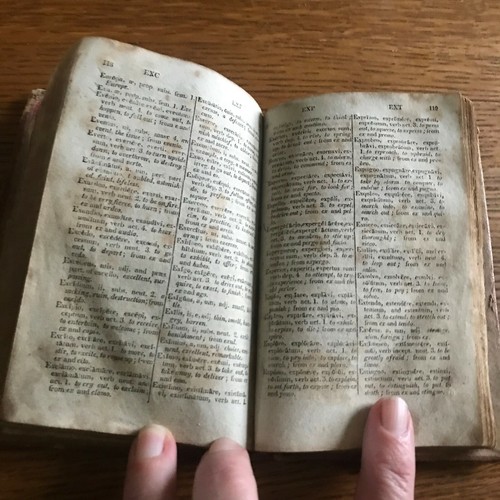 Vintage lateinisches Leder gebundenes Buch - EPITOM HISTORIAE SACRE von L'Homond 1817 - - Bild 6 von 12