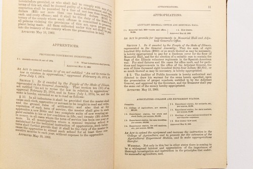 Laws of the State of Illinois 1903 Book - Picture 11 of 15