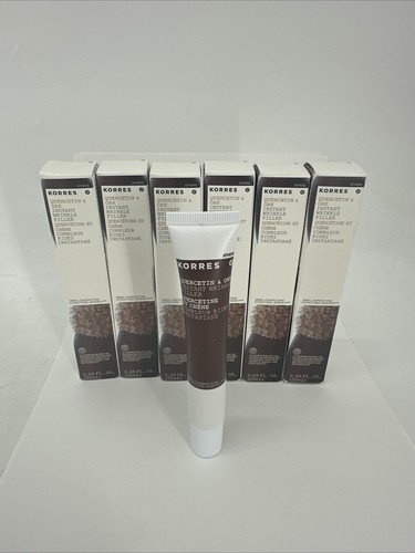 SET BESTEHEND AUS 6 Korres Quercetin & Eiche sofortiger Faltenfüller volle Größe 0,68 flüssige Unzen NEU - Bild 1 von 10