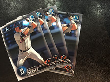 2016 Bowman Chrome BCP241 Mike Gerber 4 count lot Detroit Tigers