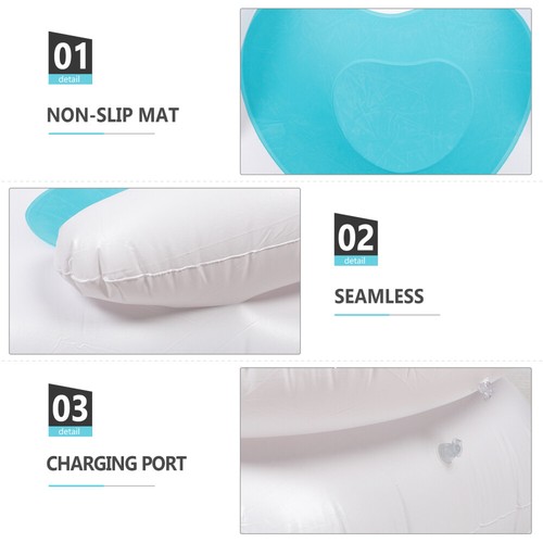 Aufblasbares Sofa Aufblasbarer Hocker Faules Luftsofa Büro Reisen - Bild 4 von 12