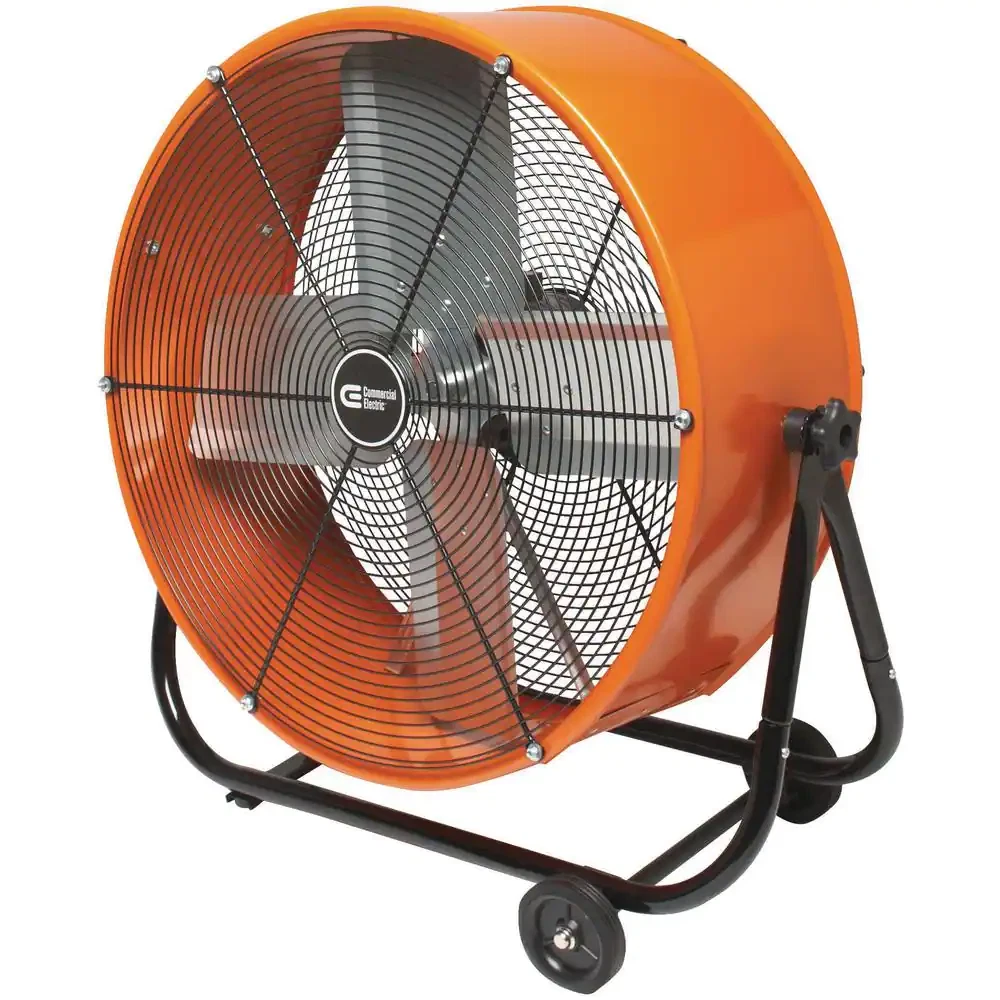Commercial Electric 24 Inch Heavy Duty Tilt Drum Fan