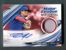 2023 Topps Major League Jersey Autograph Red Christopher Morel 7/25 A43 056