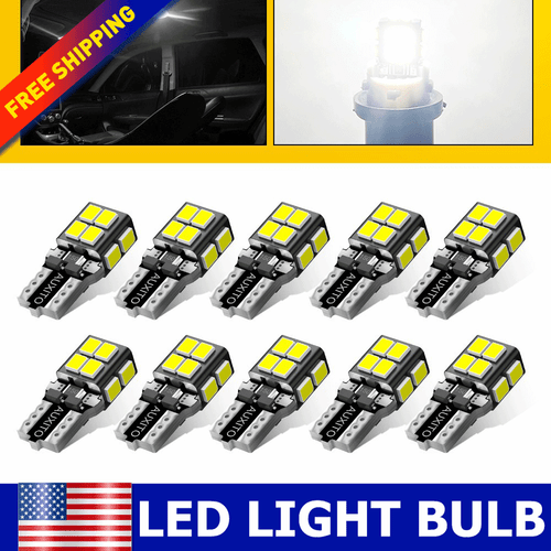 SIR IUS LED 194 LED Bulbs Extremely Super Bright 3030 Chipset For Car