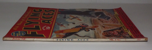 Vintage Flying Aces Dezember 1938 Magazin If Japan Bombs "Wladiwostok" & Modellplan - Bild 6 von 14