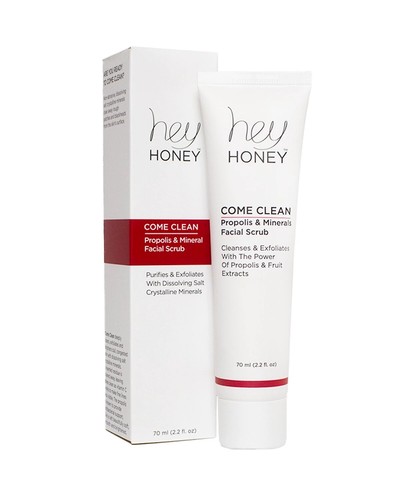 Hey Honey Come Clean Facial Scrub with Propolis Minerals. 2.2 fl oz - Picture 2 of 3