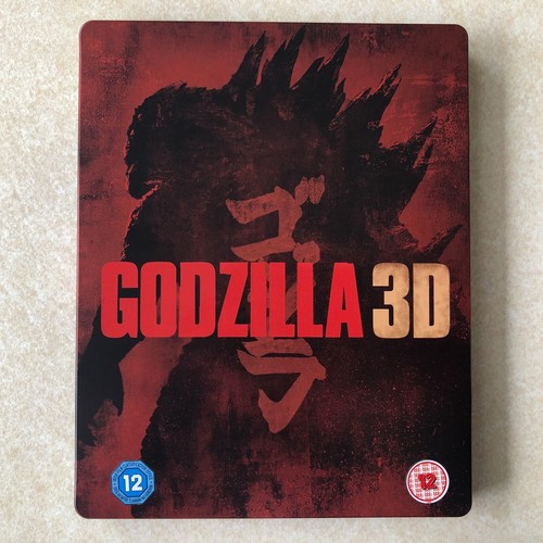 Godzilla Blu-ray 2D/3D Steelbook HMV Exclusive (2014, Elizabeth Olsen)