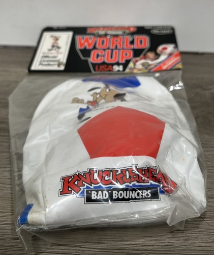 "VINTAGE 1994 COPPA DEL MONDO USA MEL APPEL KNUCKLEHEAD ""BAD"" BOUNCERS PALLONE DA CALCIO 9"" - Foto 6 di 10